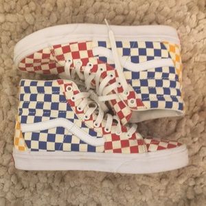 Men’s Vans Hightop Checkerboard size 7